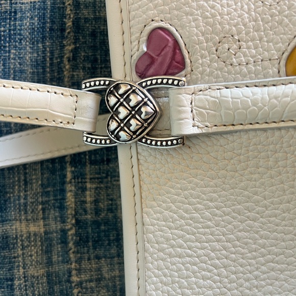 ❤️ Vintage 90s Brighton Leather Heart Shoulder Bag Cottagecore
